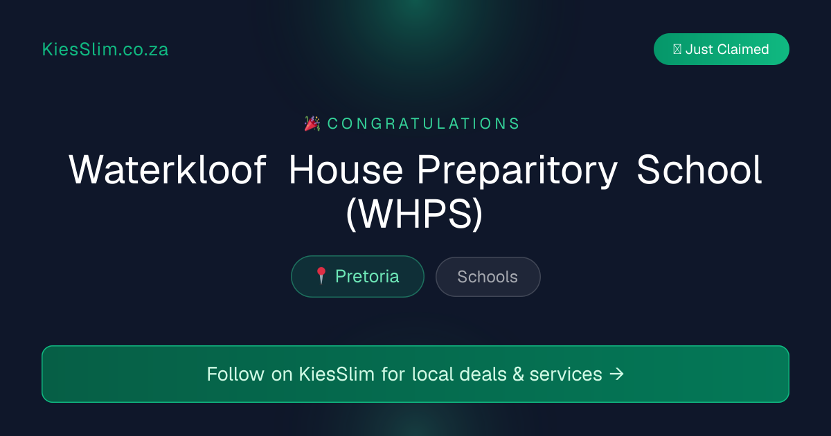 Waterkloof House Preparitory School (WHPS)