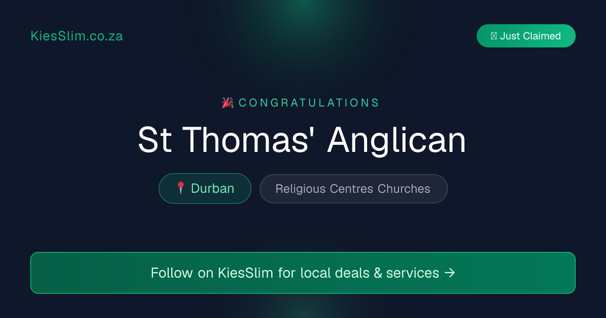 St Thomas' Anglican