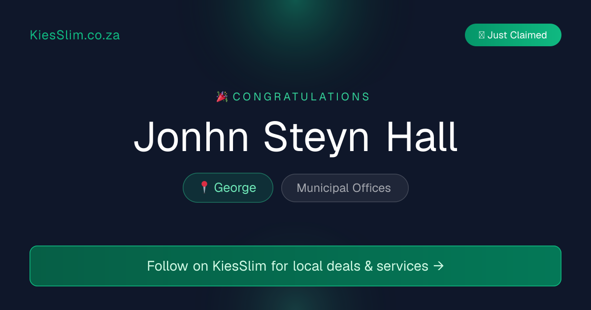 Jonhn Steyn Hall