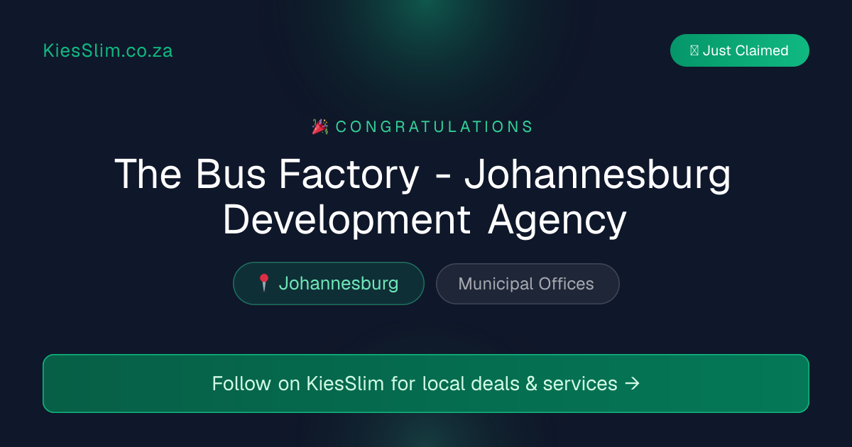The Bus Factory - Johannesburg Development Agency