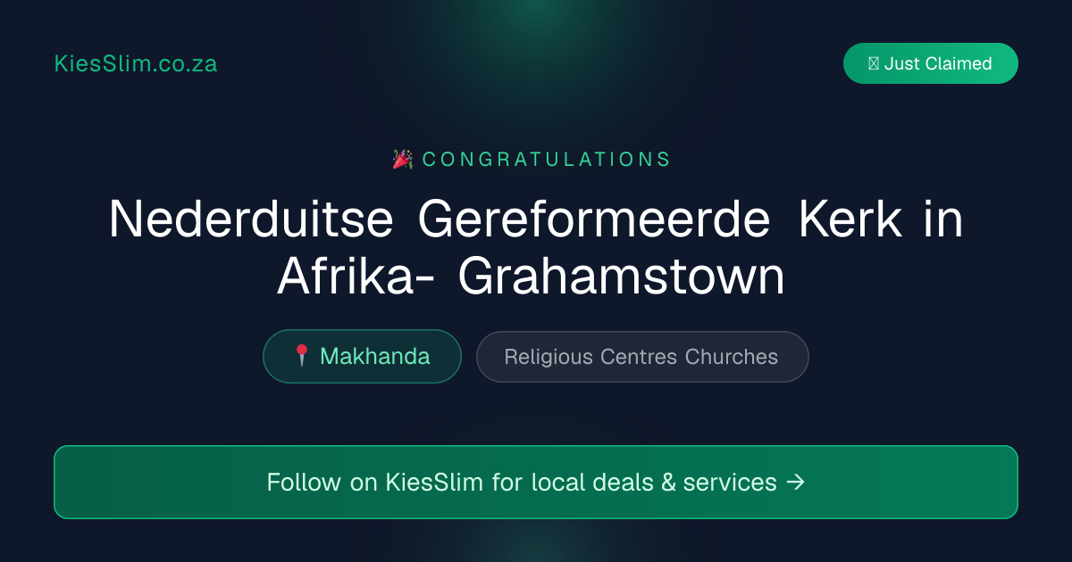 Nederduitse Gereformeerde Kerk in Afrika- Grahamstown