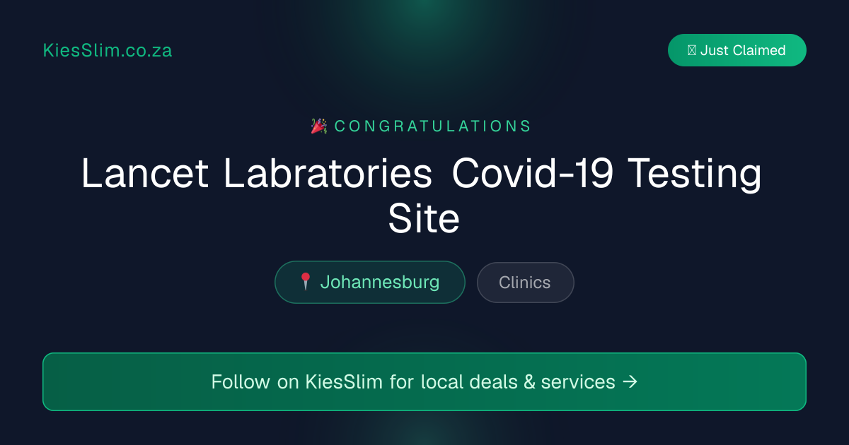 Lancet Labratories Covid-19 Testing Site