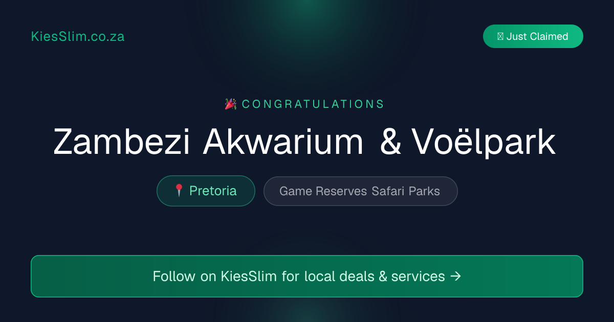 Zambezi Akwarium & Voëlpark