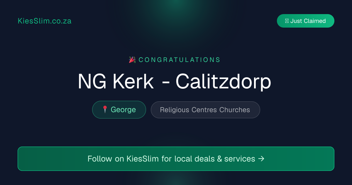 NG Kerk - Calitzdorp