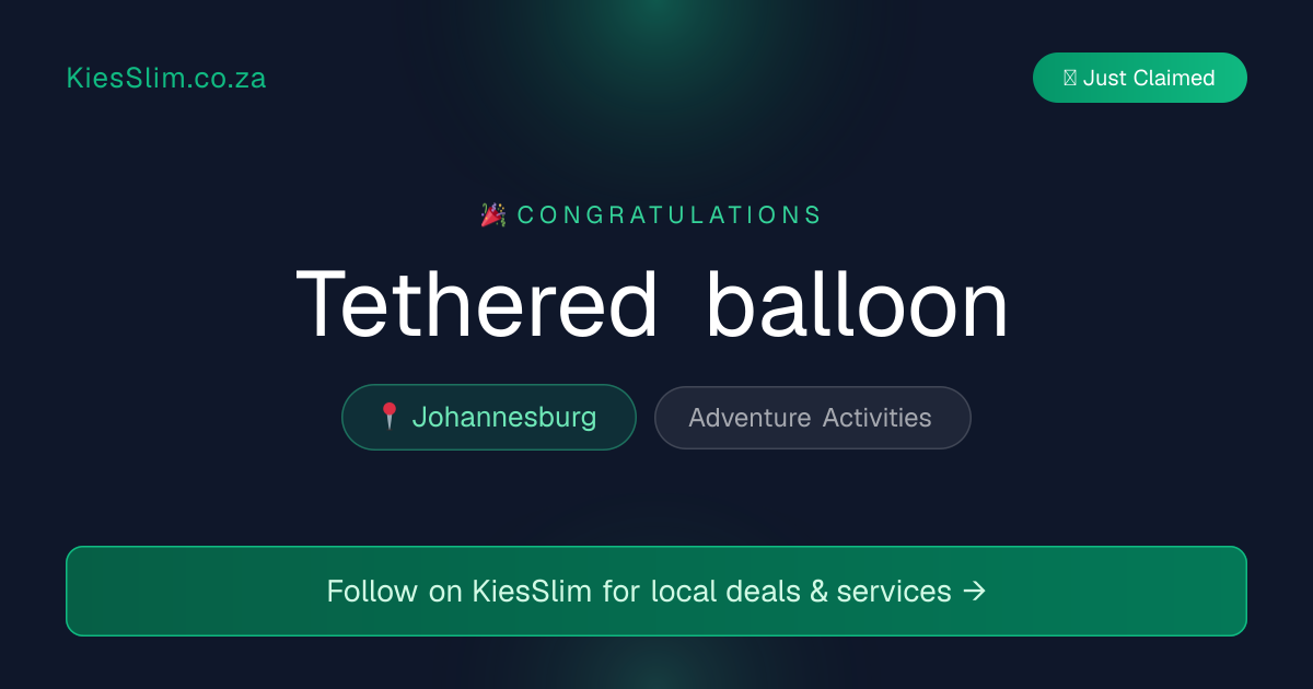 Tethered balloon