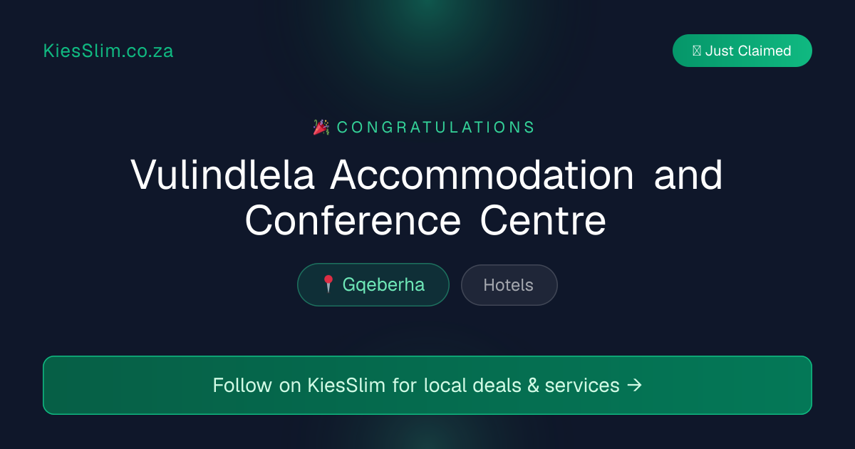 Vulindlela Accommodation and Conference Centre