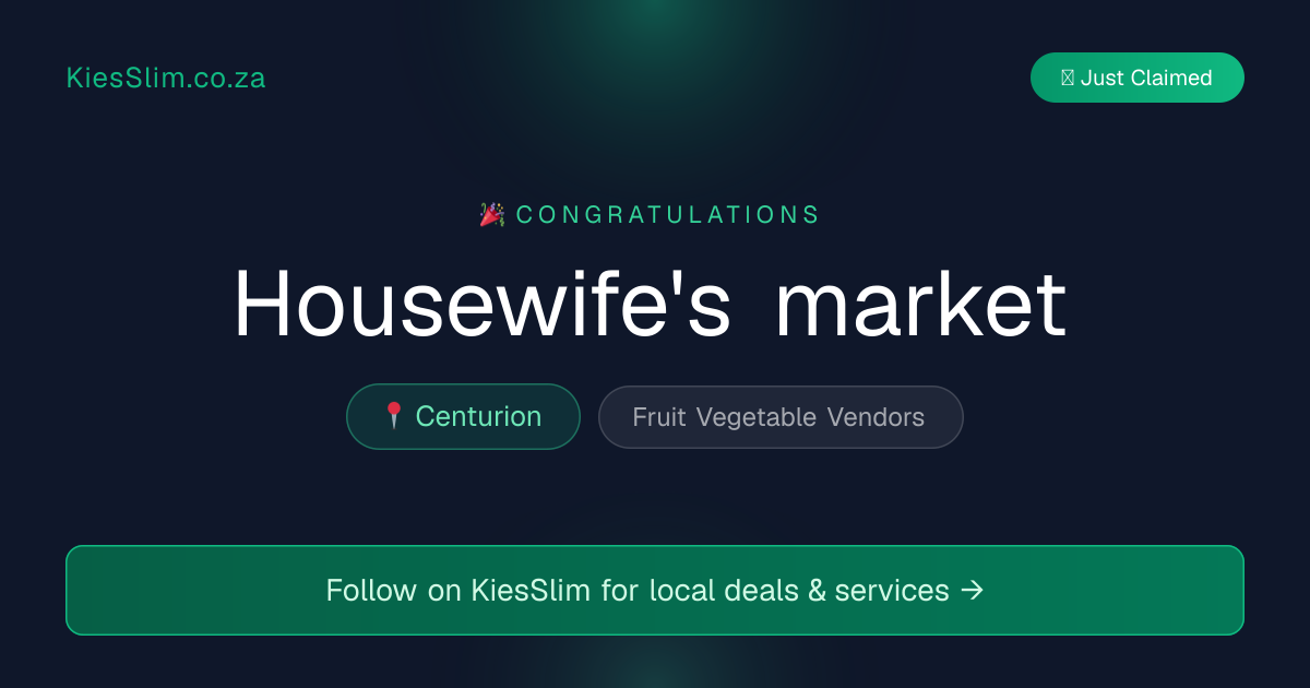 Housewife's market