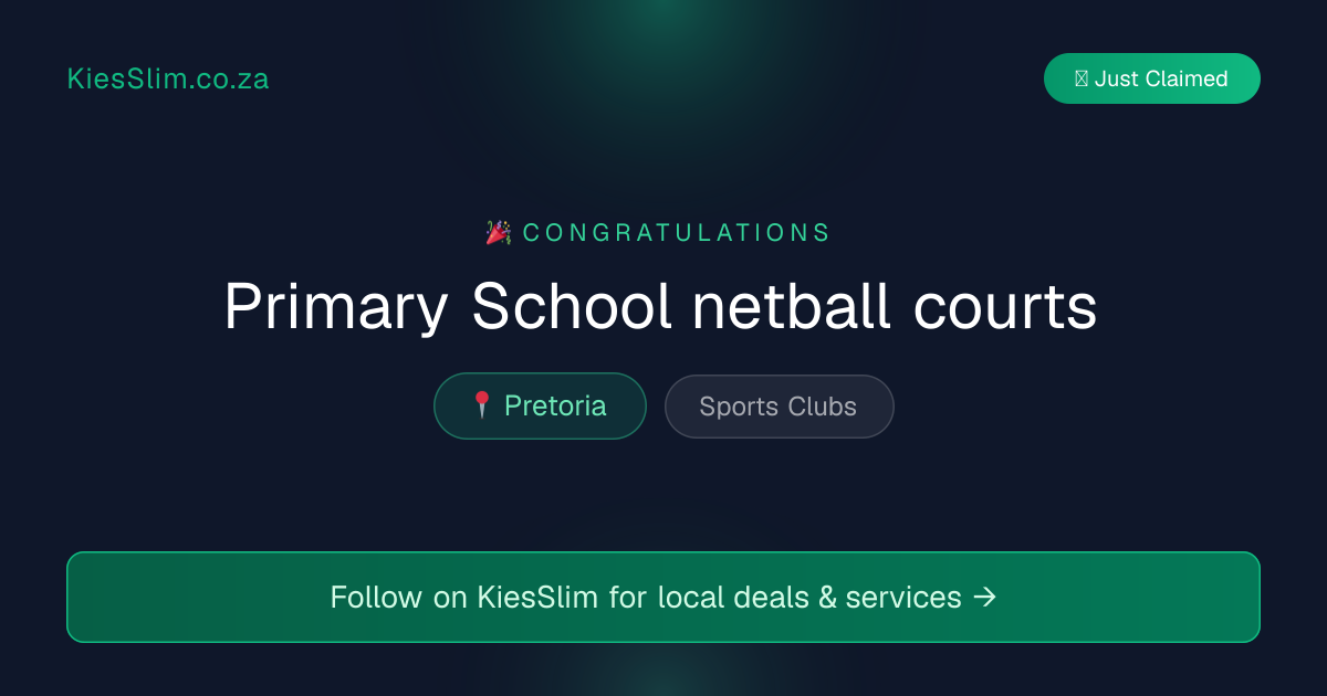 Primary School netball courts