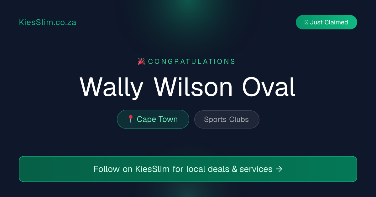 Wally Wilson Oval