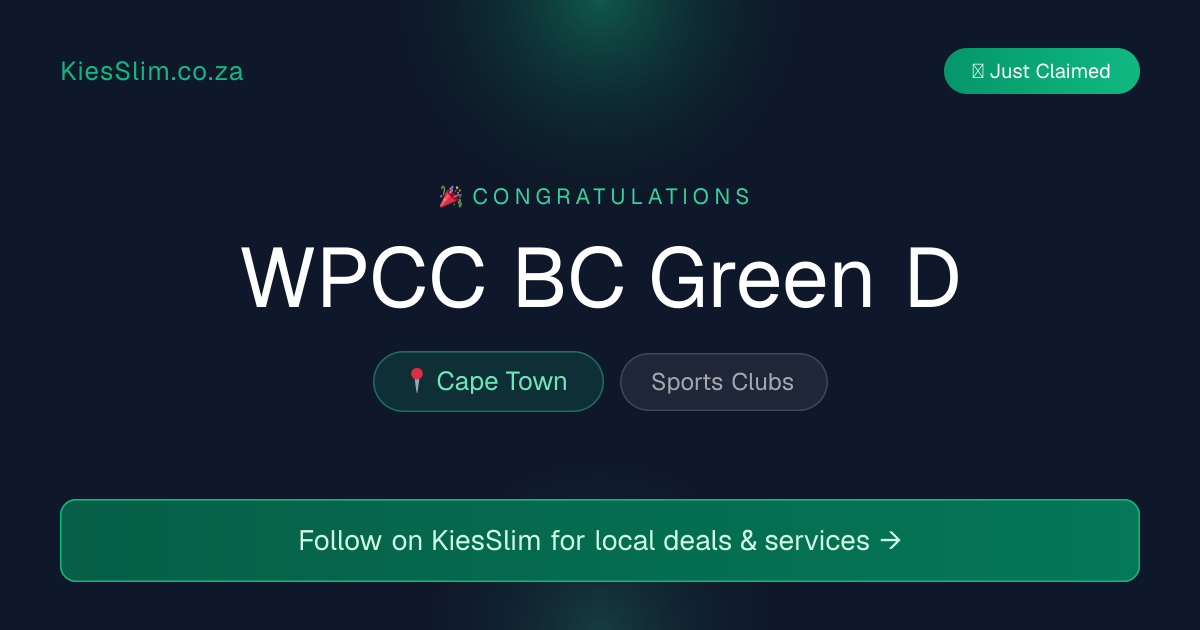 WPCC BC Green D