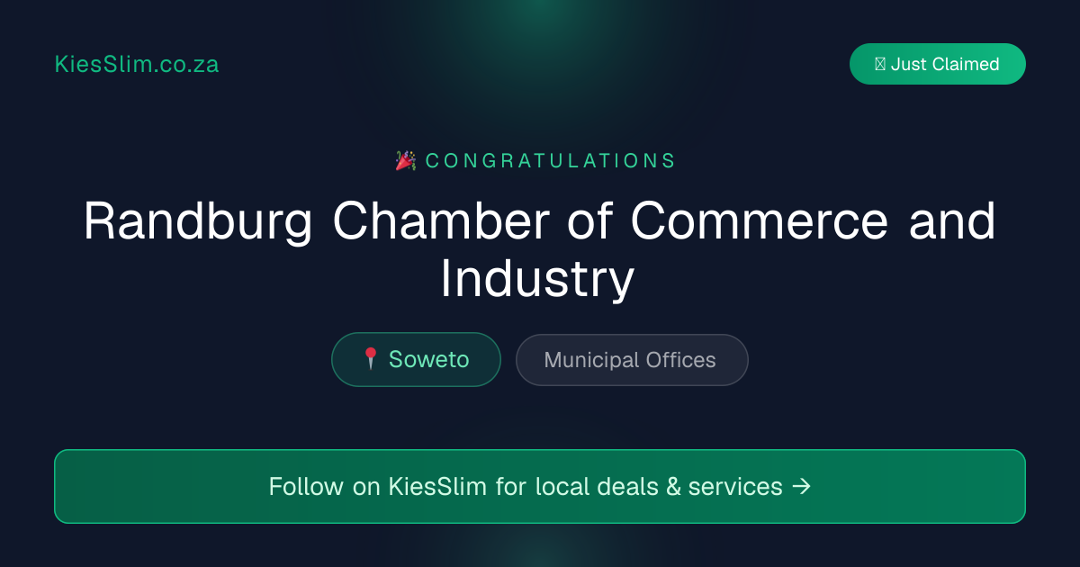 Randburg Chamber of Commerce and Industry