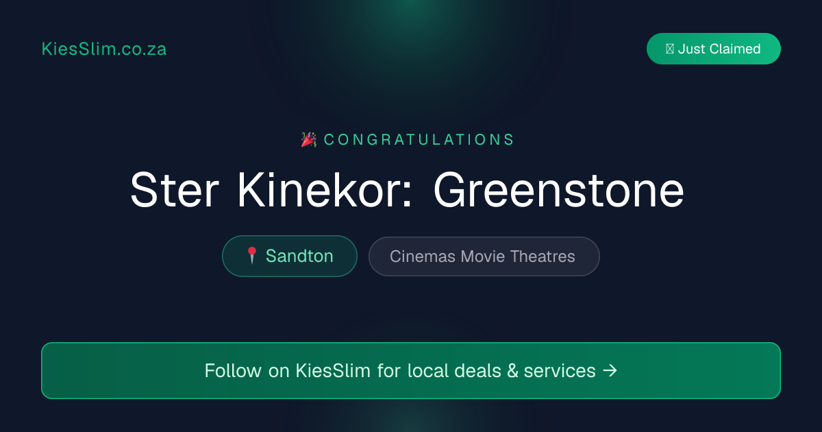 Ster Kinekor: Greenstone