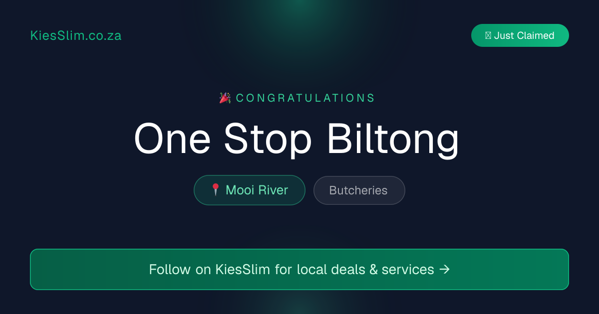 One Stop Biltong