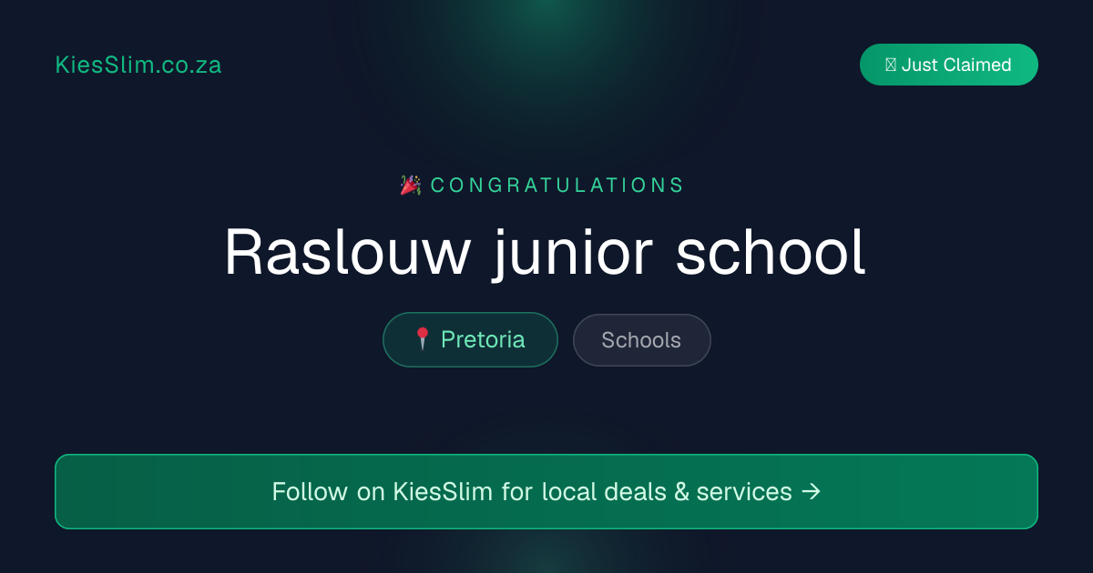 Raslouw junior school