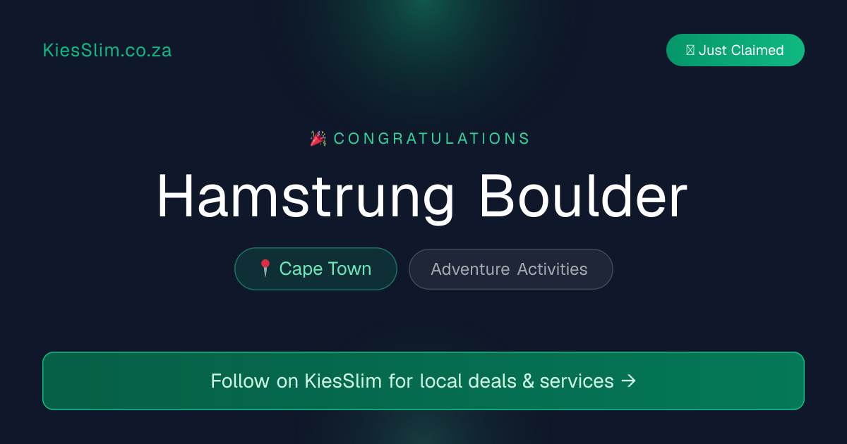 Hamstrung Boulder