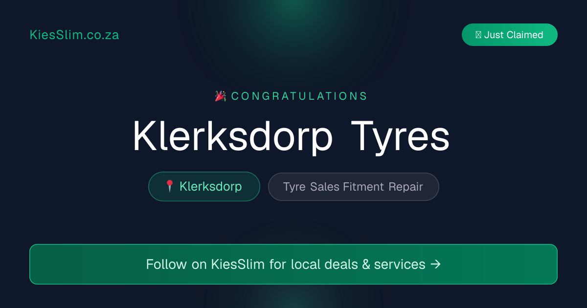 Klerksdorp Tyres