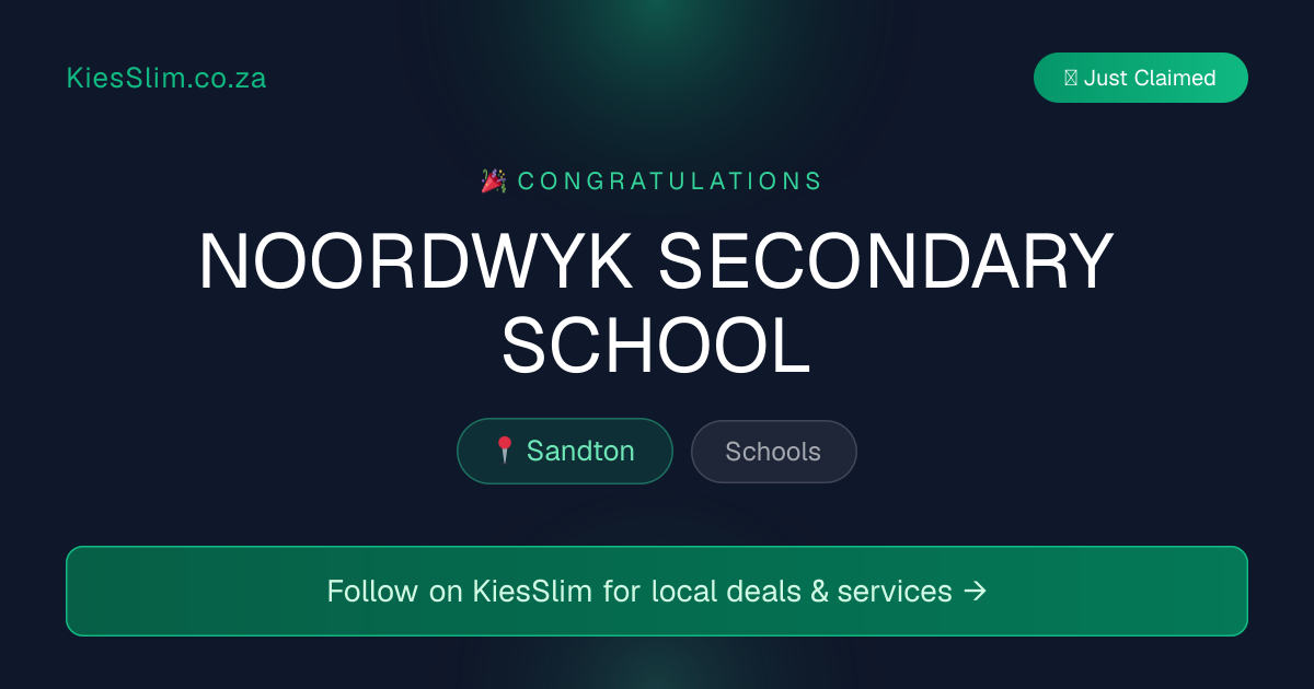 NOORDWYK SECONDARY SCHOOL