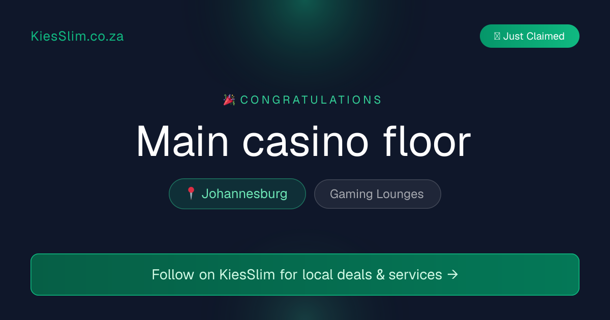 Main casino floor