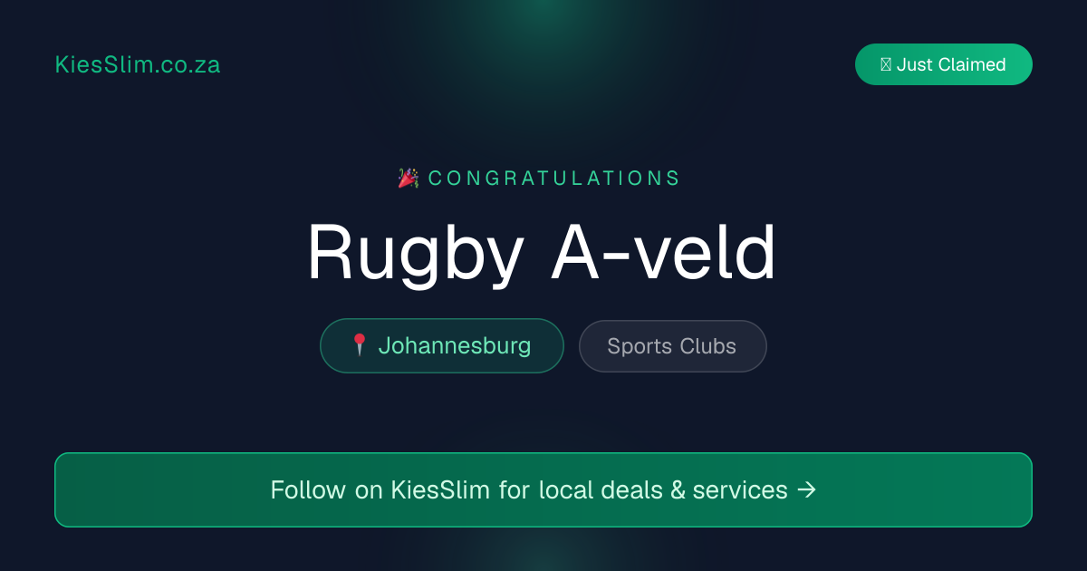 Rugby A-veld
