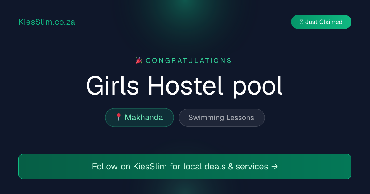 Girls Hostel pool