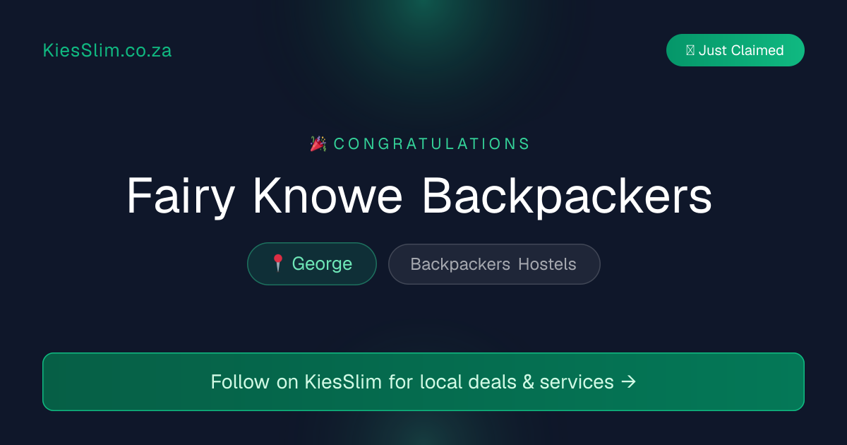 Fairy Knowe Backpackers