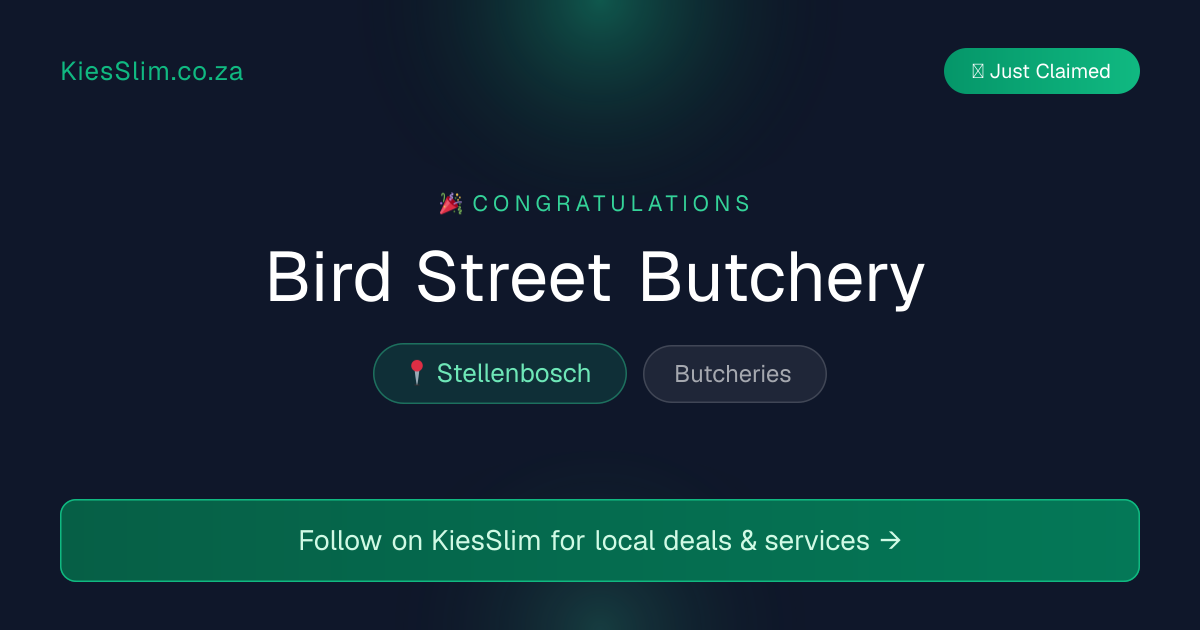 Bird Street Butchery